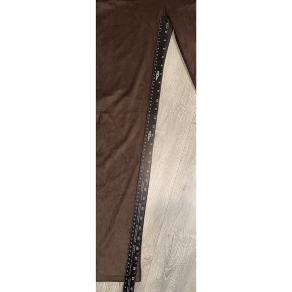 NWT Dillards women's Tasha Polizzi Collection Brown Tight Leggings Large - Picture 6 of 6